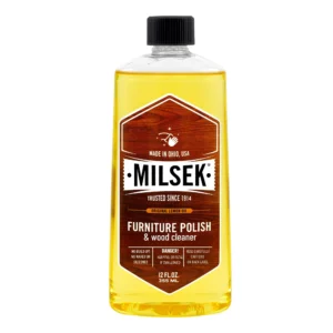 Milsek Furniture Polish and Wood Cleaner with Lemon Oil, 12-Ounce