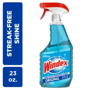 Windex® Glass Window Cleaner, Original Blue, Spray Bottle, 23 fl oz